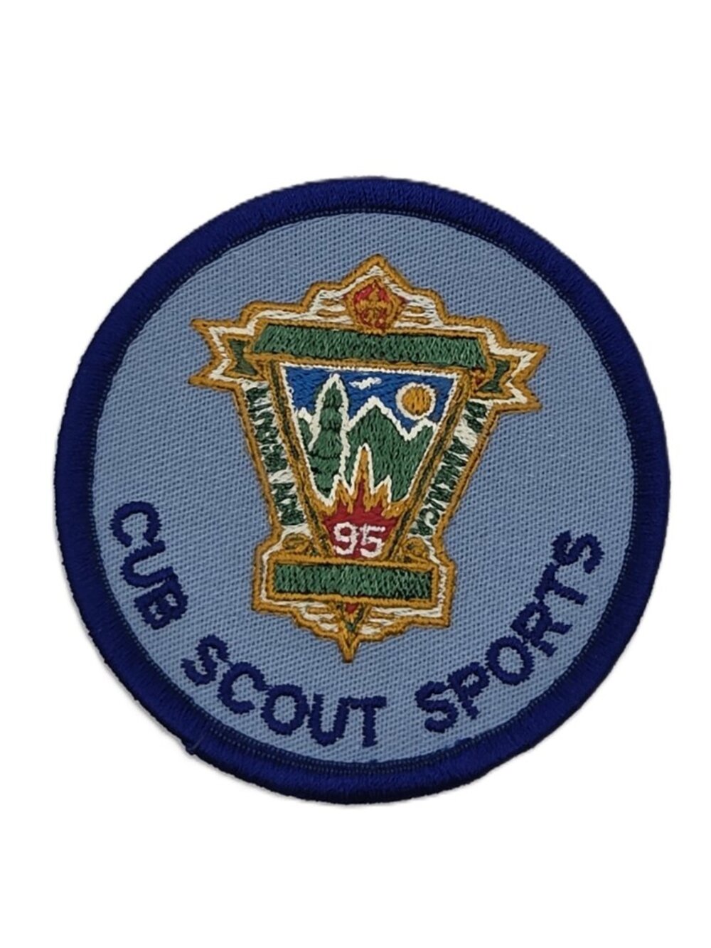 Vintage 1995 BSA Cub Scout Sports Participation Emblem Award Patch NOS